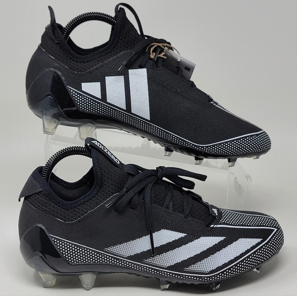 Adidas Adizero Electric.1 IF2426 Black White Football Cleats Men’s Size 7.5 New main image 7